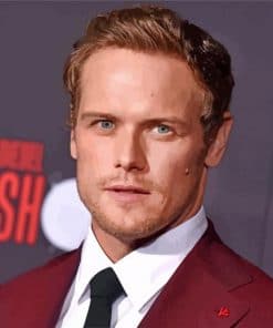 Sam Roland Heughan paint by number