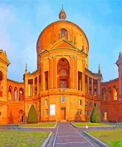 Sanctuary of the Madonna di San Luca Church Bologna paint by number