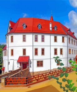 Schloss Freiberg paint by number
