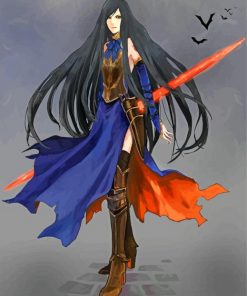 Shanoa Castlevania paint by numbers