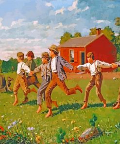 Snap the Whip winslow homer paint by numbers