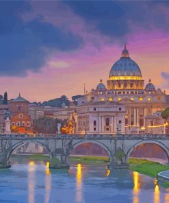 St Peters Basilica Vatican paint by number