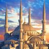The Blue Mosque Turkey Istanbul Paint by numbers