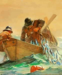 The Herring Net winslow homer paint by number