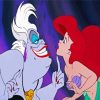 The Little Mermaid And Ursula paint by number