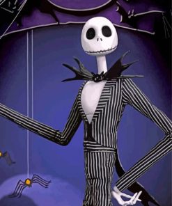 The Nightmare Before Christmas Jack paint by Numbers
