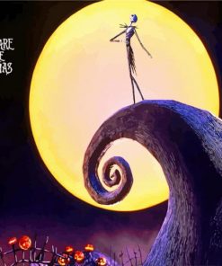 The-Nightmare Before Christmas paint by numbers