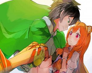 The Rising Of The Shield Hero Naofumi And Raphtalia paint by number
