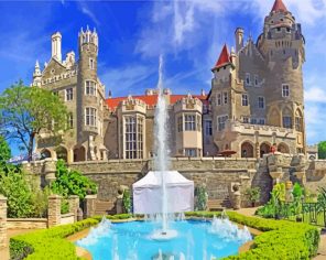Toronto Casa Loma paint by number