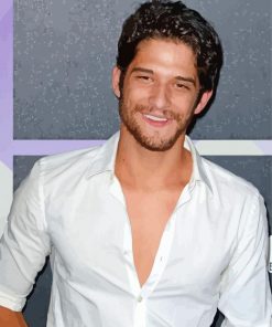 Tyler Posey Actor paint by number