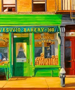 Vintage Bakery Shop Paint by numbers