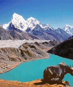 aesthetic-Gokyo-Lakes-paint-by-numbers