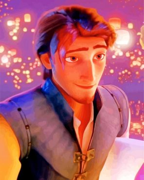 Aesthetic Flynn Rider paint by numbers