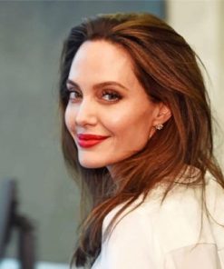 Angelina Jolie paint by numbers