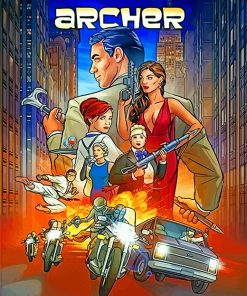 archer-tv-show-poster-paint-by-number
