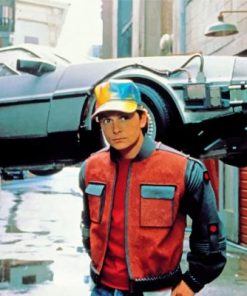 Marty McFly Paint by numbers