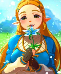 Breath Of The Wild Zelda paint by numbers