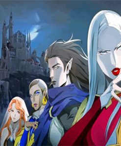 castlevania Anime Characters paint by numbers