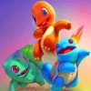charmander-squirtle-bulbasaur-fanart-paint-by-number