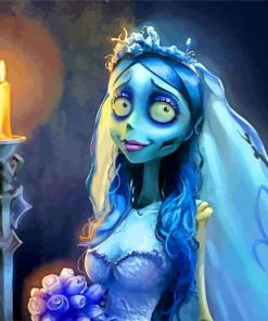 Corpse Bride Animation paint by number