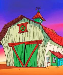 courage-the-cowardly-dog-House-Animation-paint-by-numbers