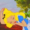 Sleepy Alice In Wonderland paint by numbers