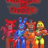 five nights at freddys video game paint by numbers