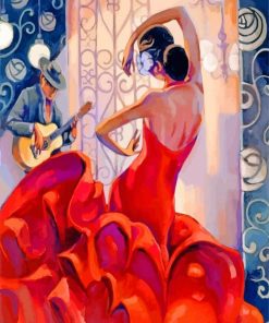 flamenco-lady-dancing-paint-by-numbers