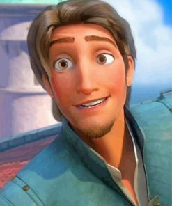 flynn rider disney paint by numbers