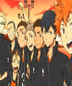 haikyu Anime Serie paint by number