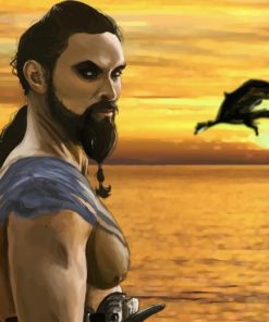 Khal Drago Game Of Thrones paint by numbers