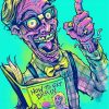nerdy zombie paint by numbers