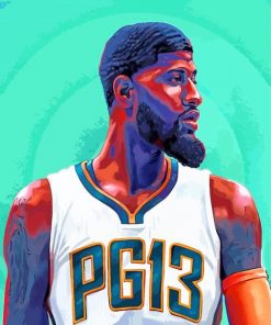 Paul George Art paint by number