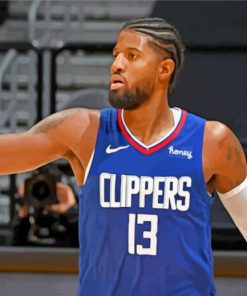 paul george Clippers paint by number
