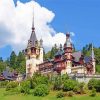 Sinaia Peles Castle paint by numbers