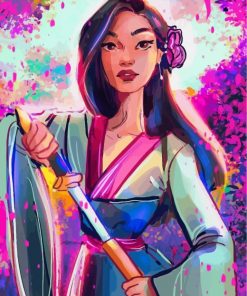 Smoustart Mulan paint by numbers