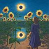 Sunflower field Paint by n