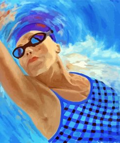 swimmer-woman-paint-by-numbers