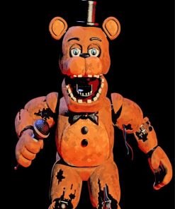 withered freddy paint by numbers