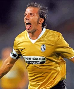 Alessandro Del Piero Player paint by number