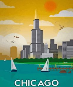 Chicago Poster pain by numbers