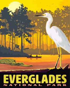 Florida Everglades National Park paint by number
