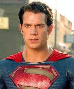 Henry Cavill Superman Movie paint by numbers