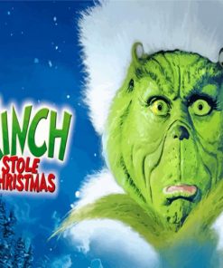 How The Grinch Stole Christmas Film paint by numbers