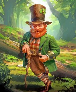 Leprechaun paint by numbers