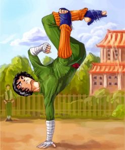 Rock Lee Character paint by number