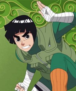 Rock Lee Naruto Anime paint by numbers
