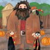 Rubeus Hagrid and harry potter paint by number
