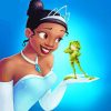 The Princess Tiana And The Frog paint by number