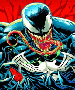 Venom paint by numbers
